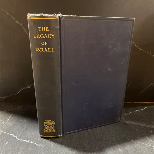 the legacy of israel book, by sir george adam smith, edwyn bevan, f. c. burkitt, r. t. herford, a. guillaume charles, image 1