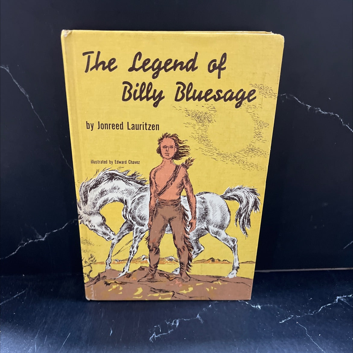 the legend of billy bluesage book, by jonreed lauritzen, 1961 Hardcover image 1