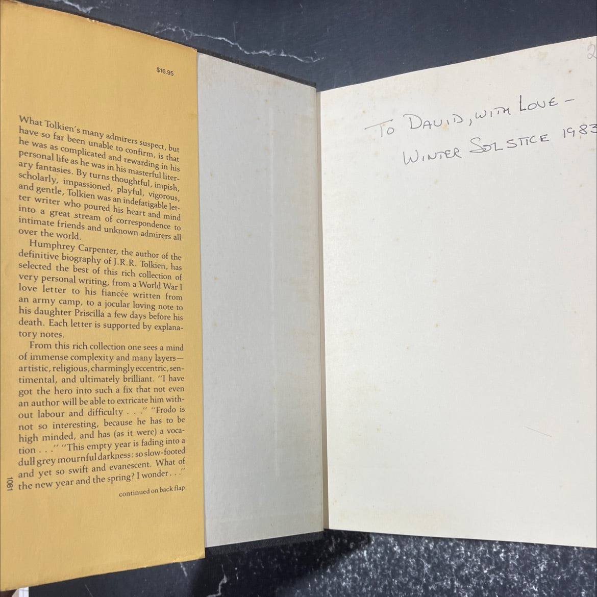 the letters of j.r.r. tolkien book, by j.r.r. tolkien, 1981 Hardcover image 4