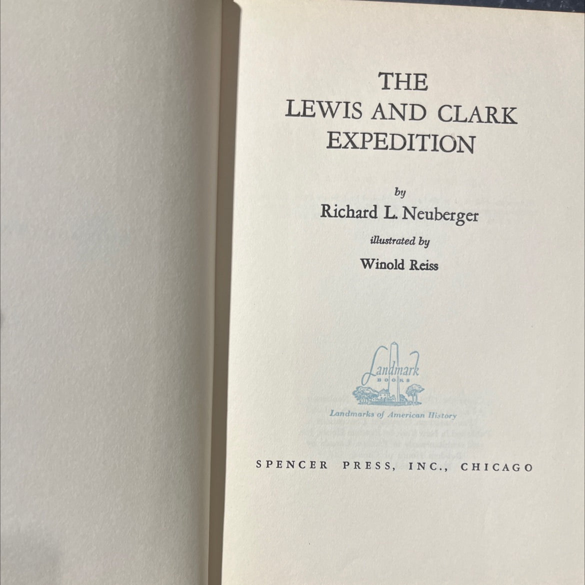 the lewis and clark expedition book, by Richard L. Neuberger, 1951 Hardcover image 2