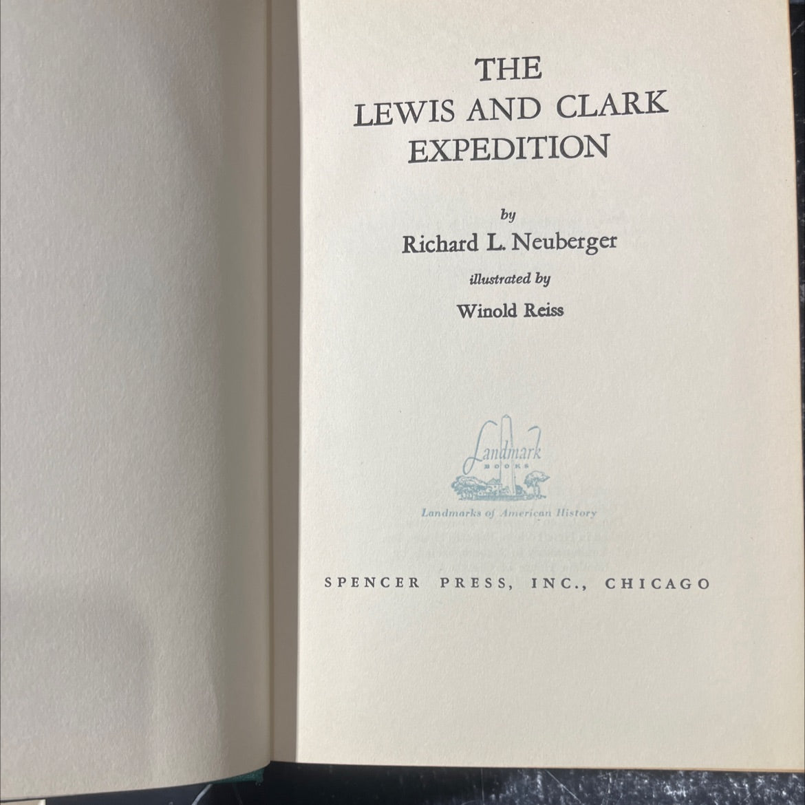 the lewis and clark expedition book, by Richard L. Neuberger, 1951 Hardcover image 2