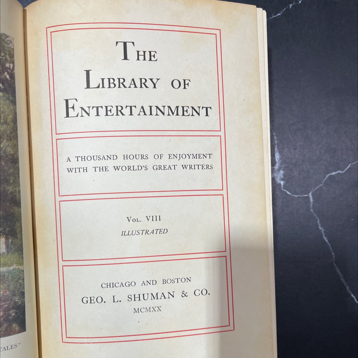 the library of entertainment a thousand hours of enjoyment with the world's great writers vol. viii illustrated tales image 2