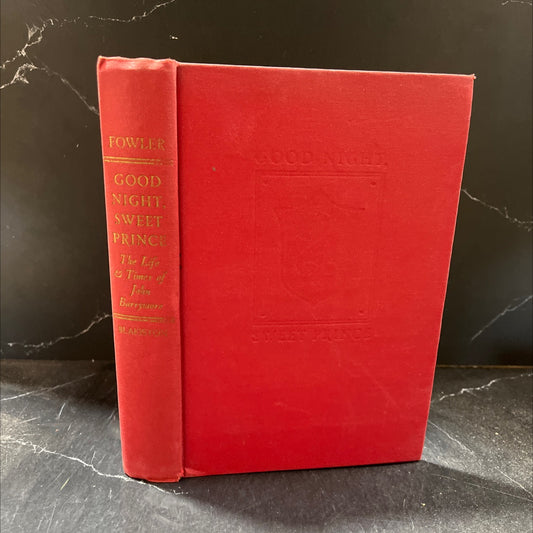 the life & times of john barrymore good night, sweet prince book, by gene fowler, 1945 Hardcover image 1