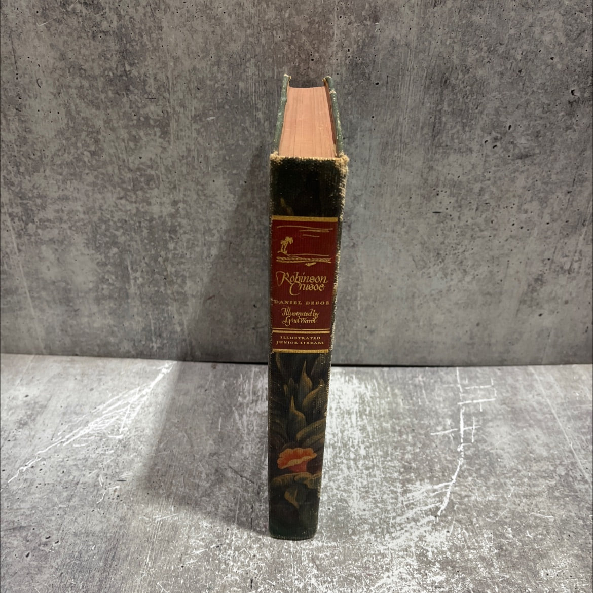 the life and strange surprising adventures of robinson crusoe book, by daniel defoe, 1946 Hardcover image 4