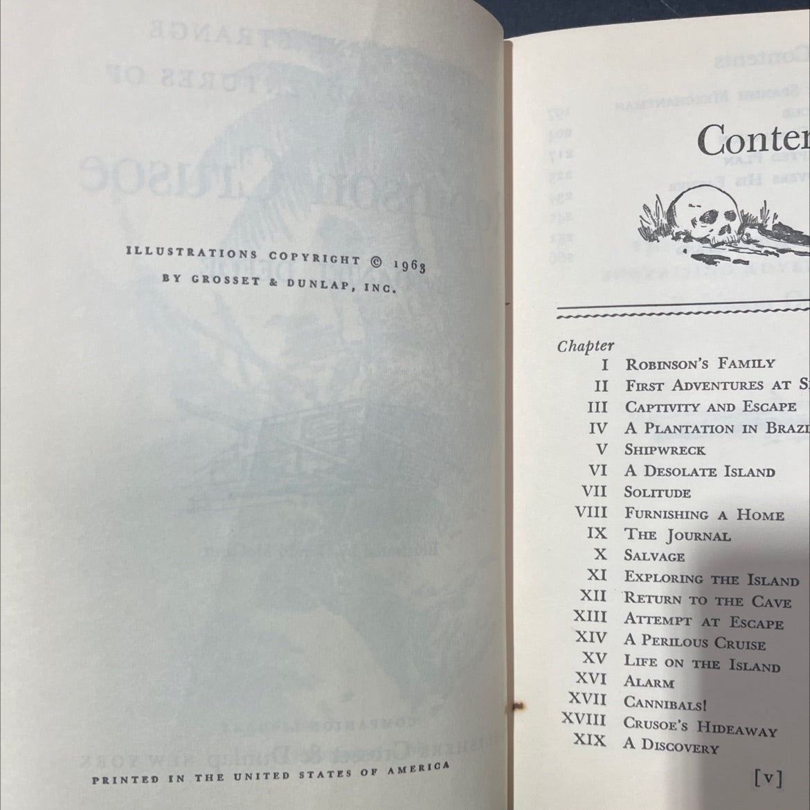 the life and strange surprising adventures of robinson crusoe book, by daniel defoe, 1963 Hardcover image 3