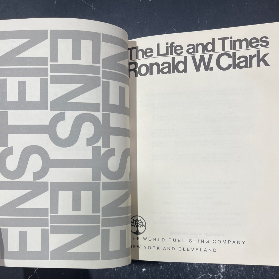 the life and times book, by ronald w. clark, 1971 Hardcover image 2