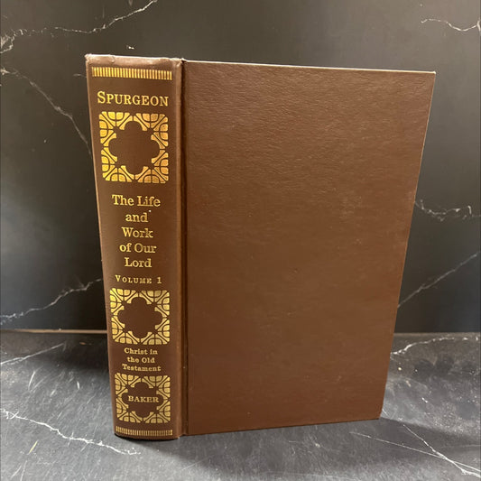 the life and work of our lord c. h. spurgeon volume 1 christ in the old testament book, by c. h. spurgeon, 1998 Leather image 1