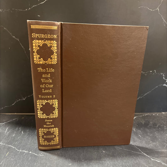 the life and work of our lord c. h. spurgeon volume 2 jesus the messiah book, by c. h. spurgeon, 1998 Leather image 1