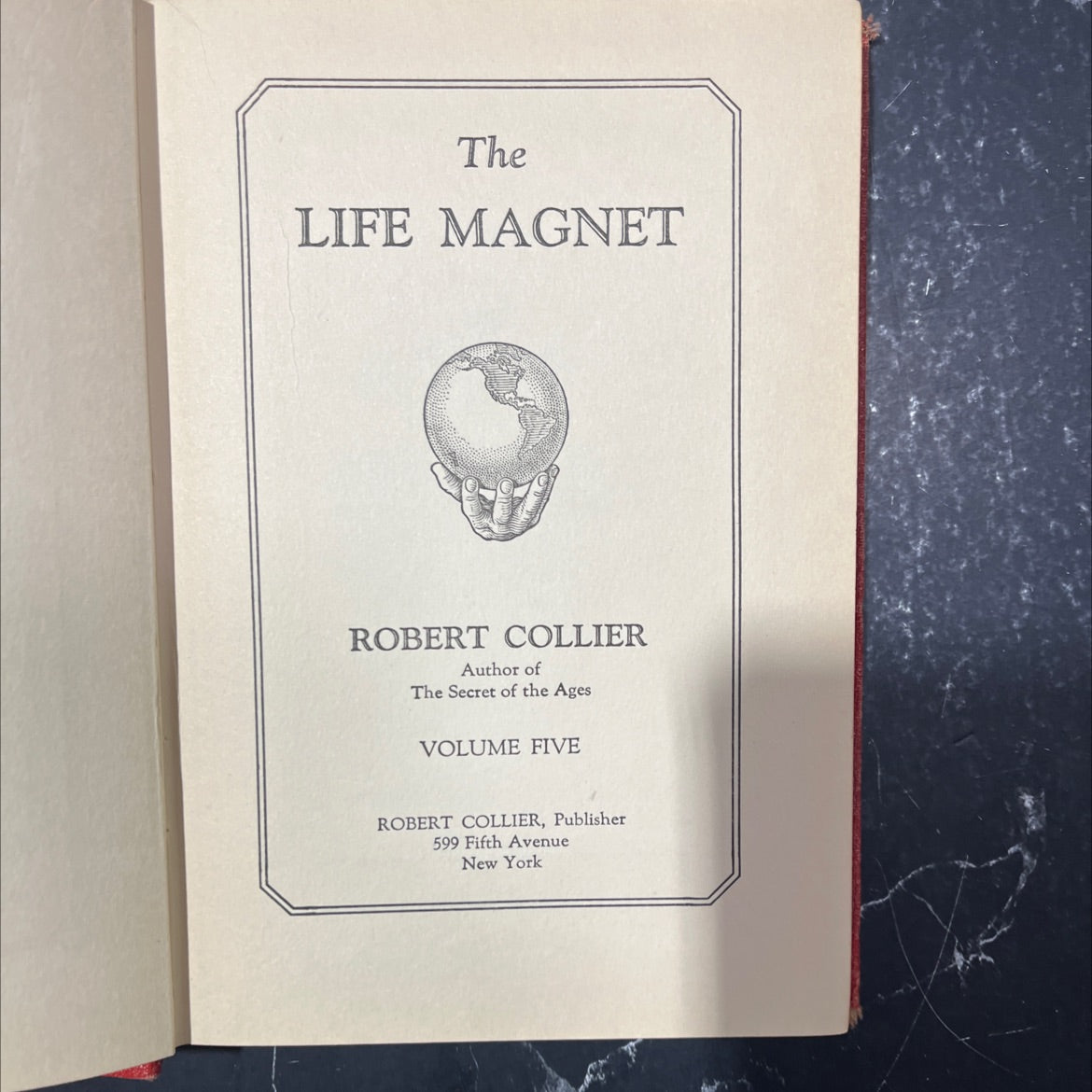 the life magnet book, by robert collier, 1928 Hardcover image 2