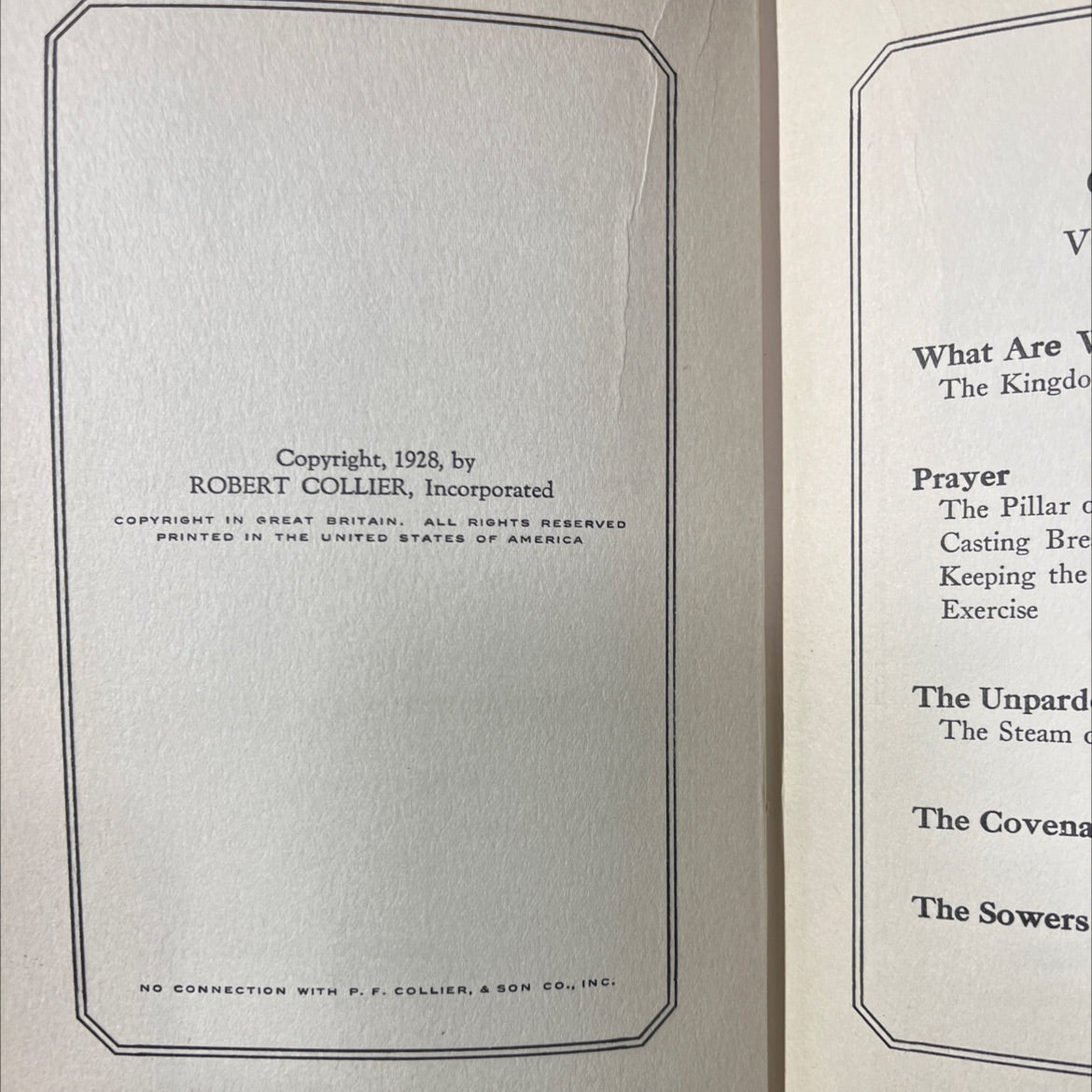 the life magnet book, by robert collier, 1928 Hardcover image 3