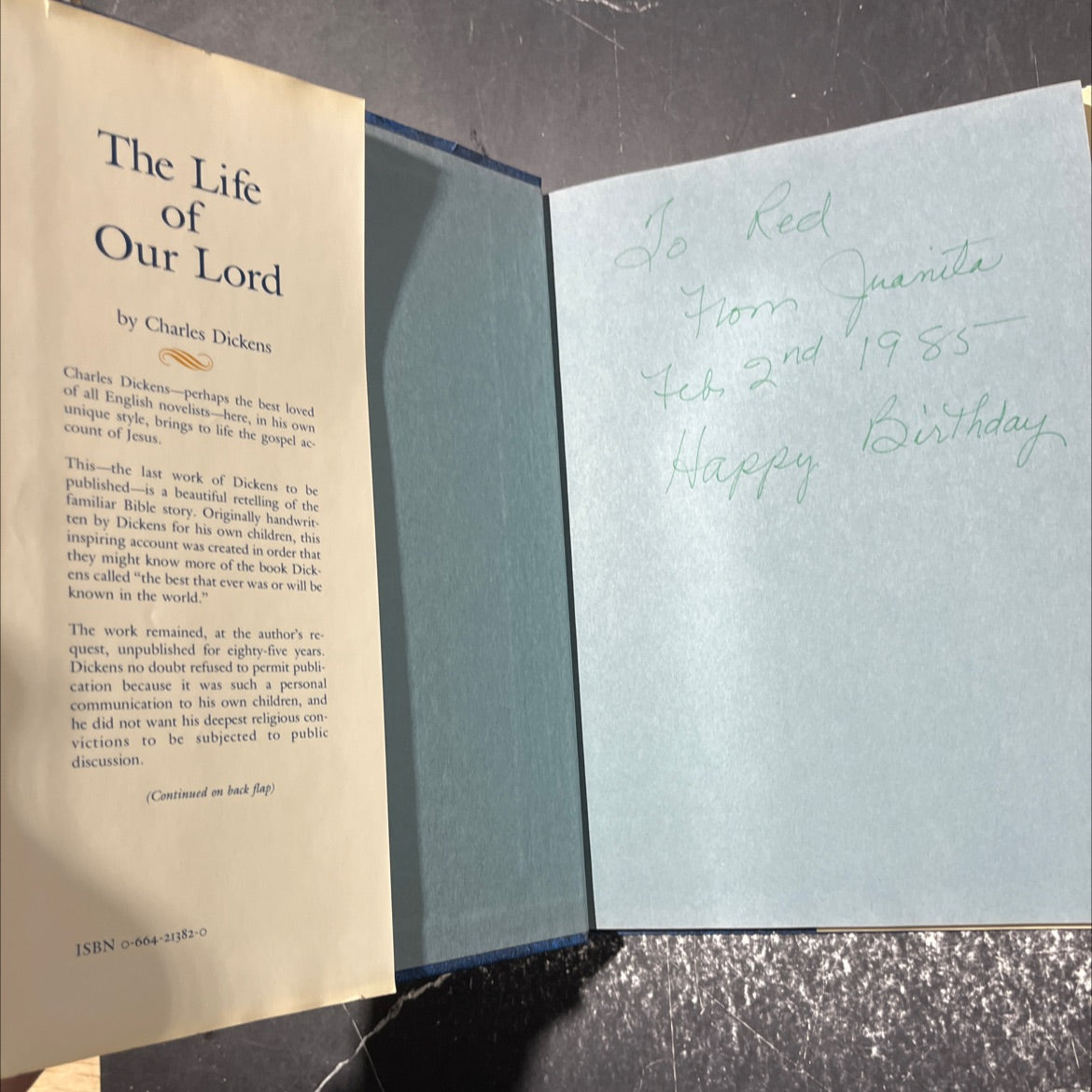 the life of our lord book, by charles dickens, 1981 Hardcover image 4