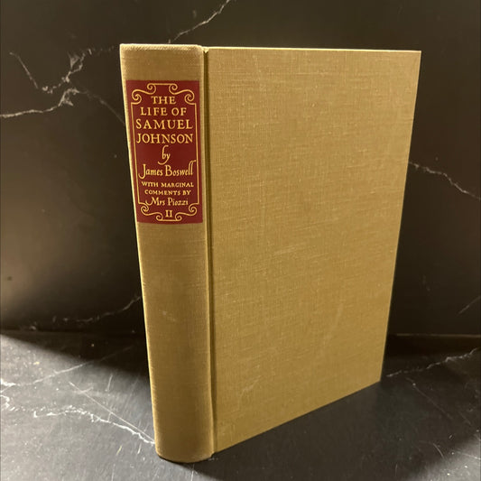 the life of samuel johnson ll.d. book, by james boswell, 1963 Hardcover image 1