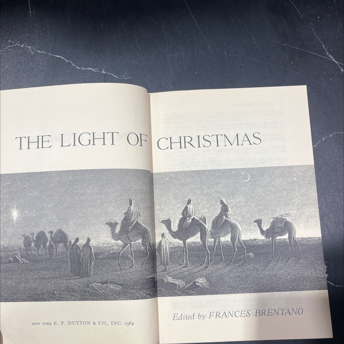 the light of christmas book, by frances brentano, 1964 Hardcover image 2