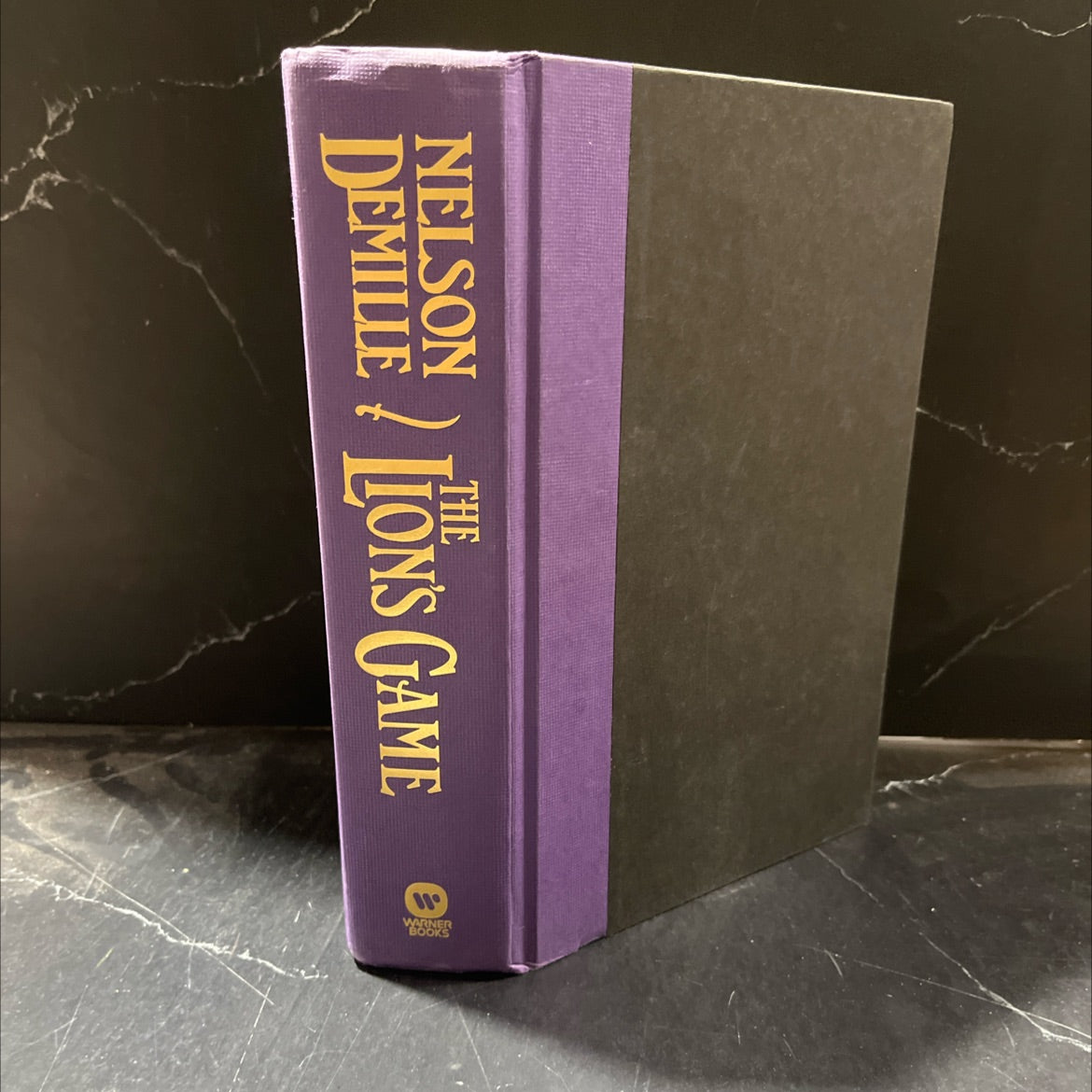 SIGNED the lion's game book, by Nelson DeMille, 2000 Hardcover, First Edition image 1