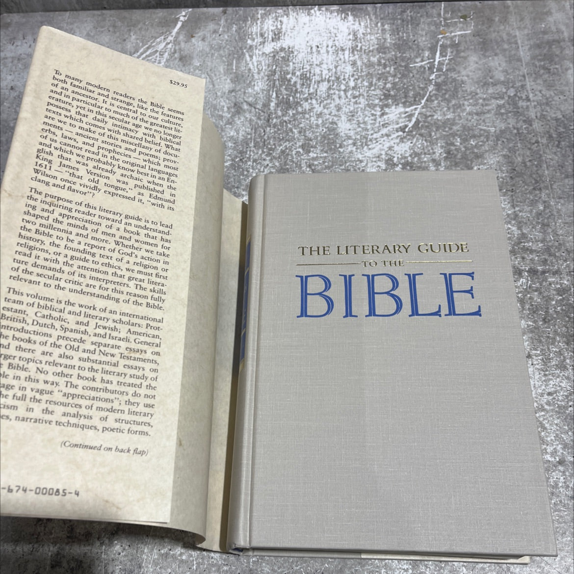 the literary guide to the bible book, by Robert Alter and Frank Kermode, 1987 Hardcover image 4