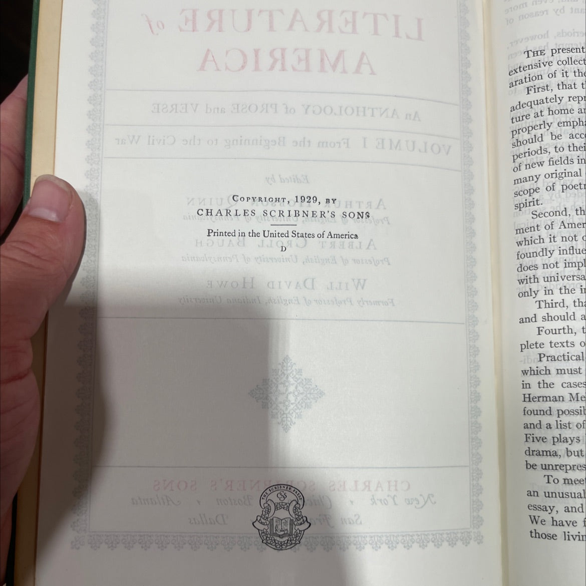 the literature of america an anthology of prose and verse volume i from the beginning to the civil war book, by arthur image 3