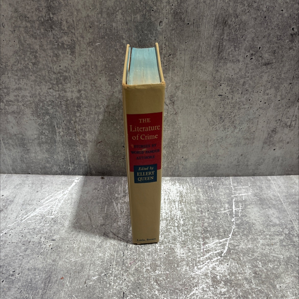 the literature of crime stories by world-famous authors book, by ellery queen, 1950 Hardcover image 4