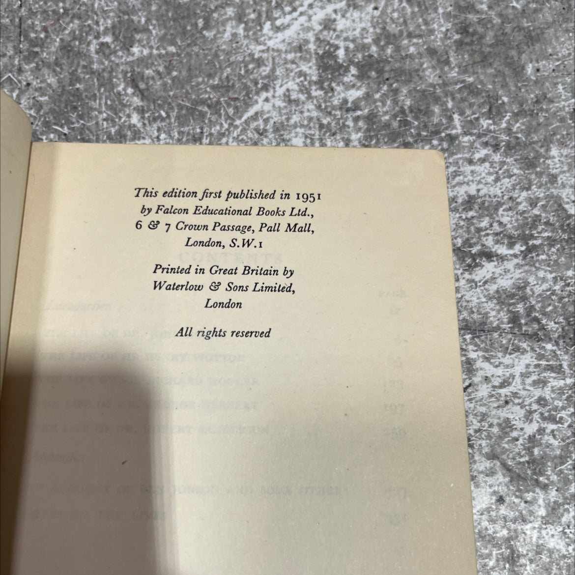 the lives of john donne sir henry wotton richard hooker george herbert & robert sanderson book, by izzaak walton, 1951 image 3