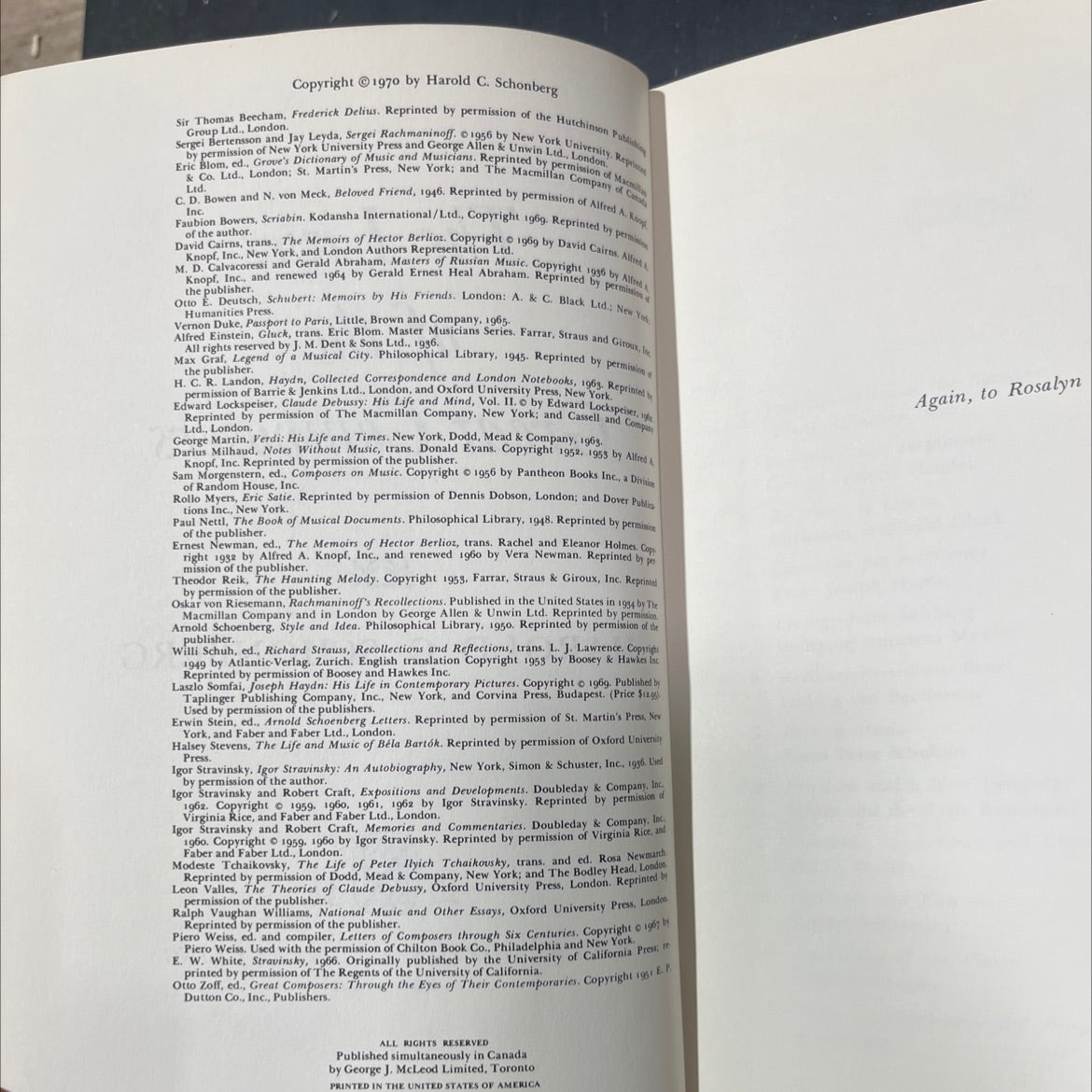 the lives of the great composers book, by harold c. schonberg, 1970 Hardcover image 3