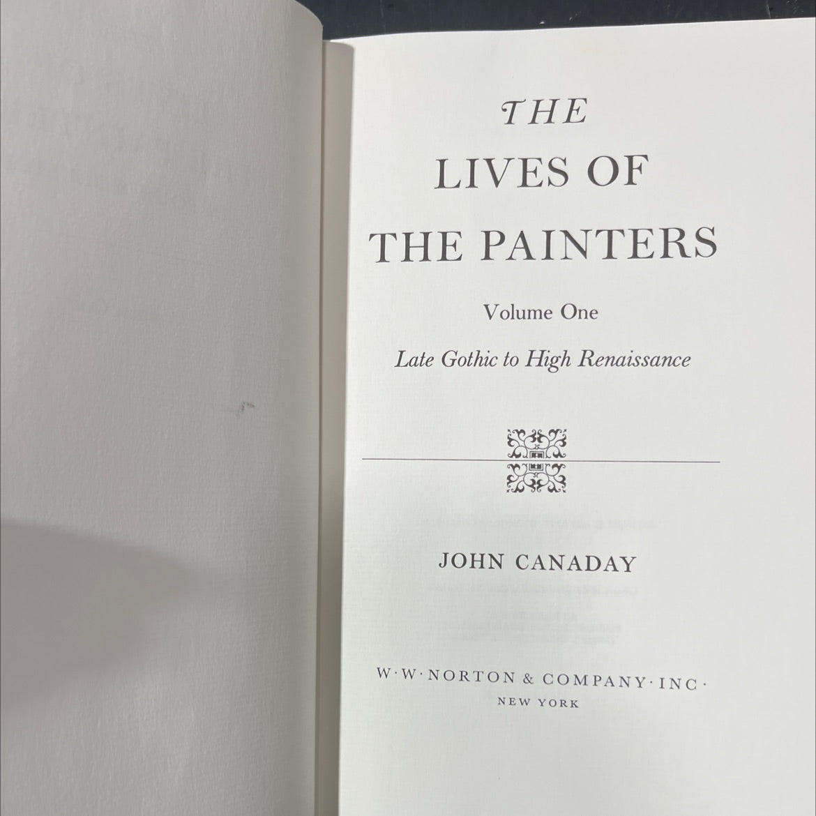 the lives of the painters volume one late gothic to high renaissance book, by john canaday, 1969 Hardcover image 2