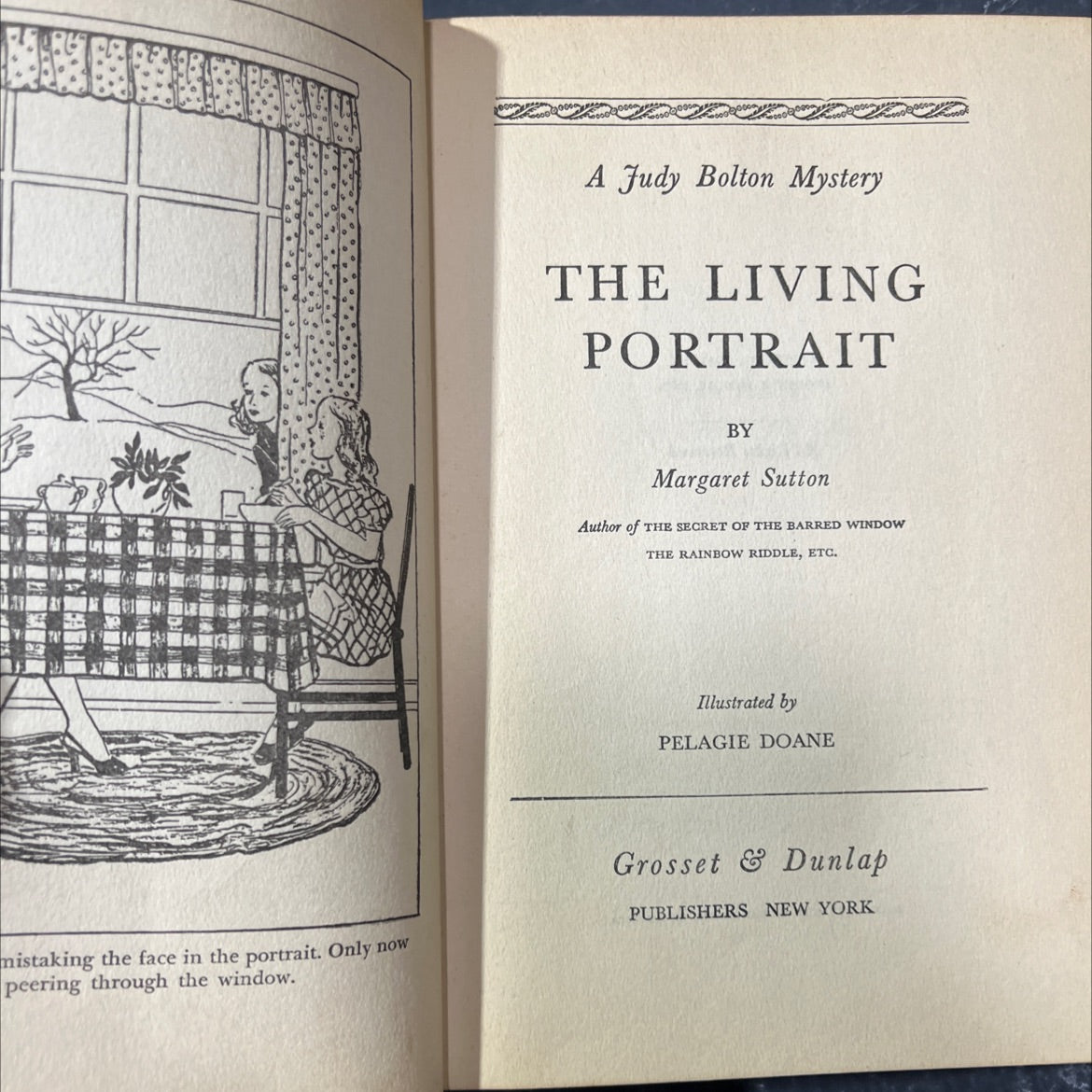 the living portrait book, by Margaret Sutton, 1947 Hardcover image 2