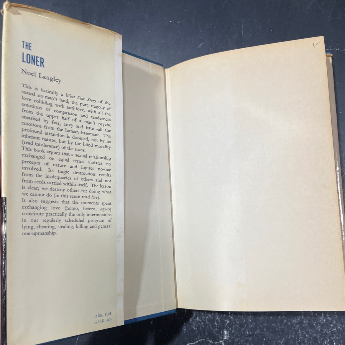 the loner book, by noel langley, 1967 Hardcover image 4