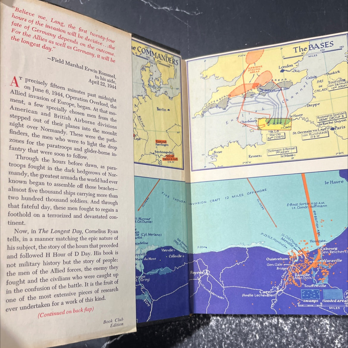 the longest day book, by cornelius ryan, 1959 Hardcover image 4