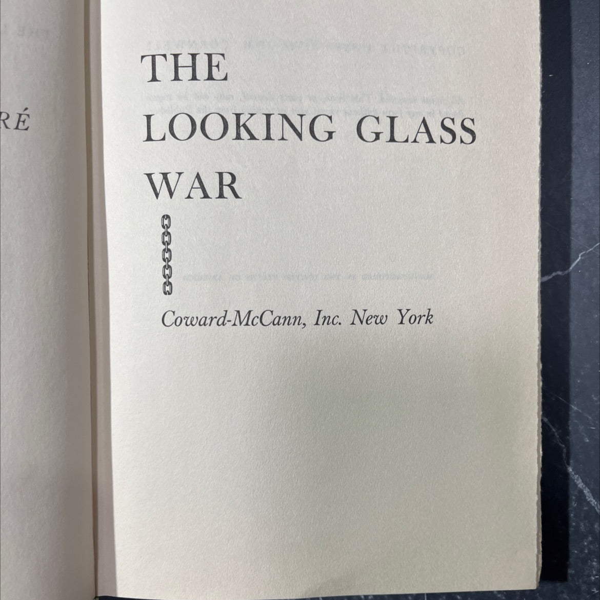 the looking glass war book, by d. j. m. cornwell, 1965 Hardcover image 2