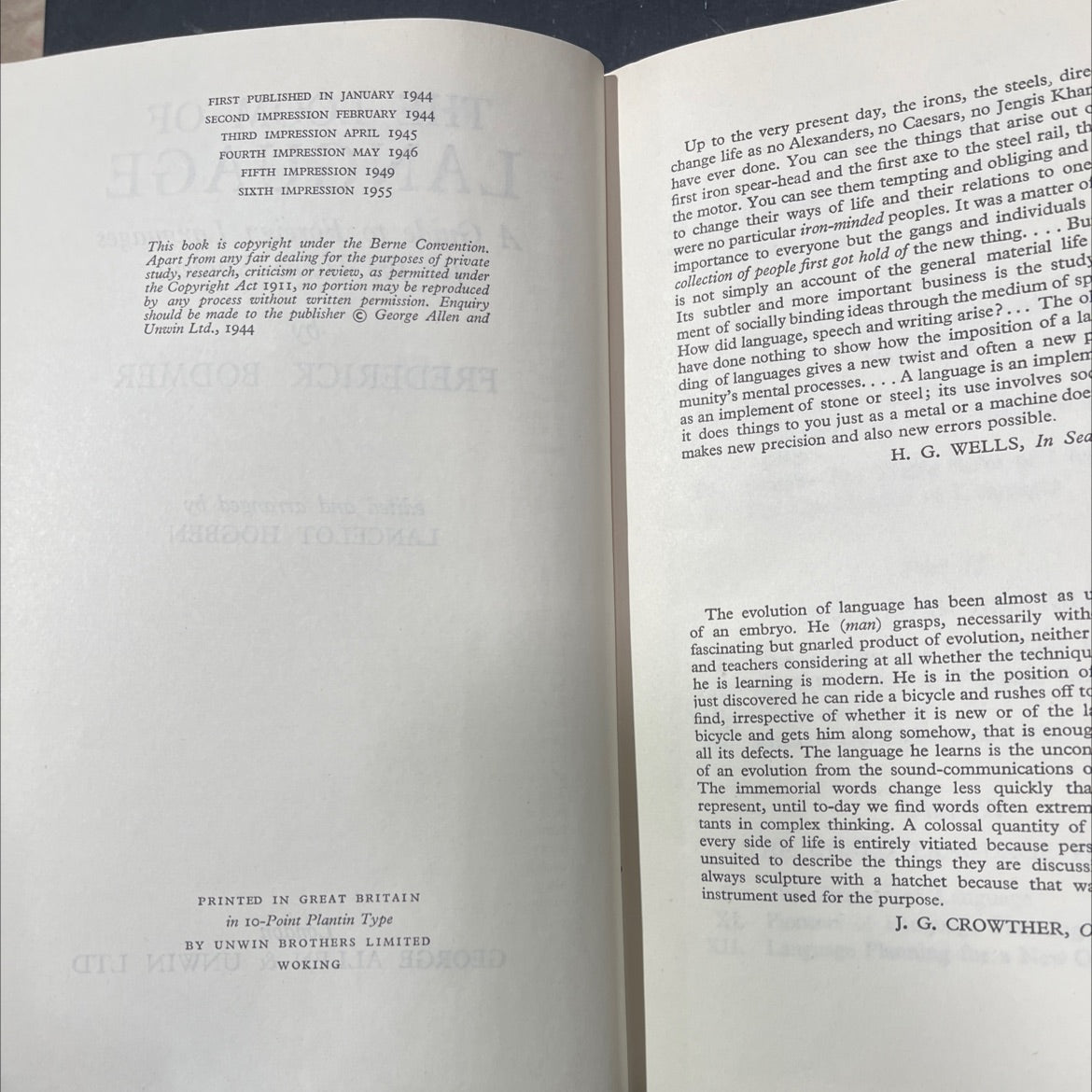 the loom of language a guide to foreign languages for the home student book, by frederick bodmer, 1955 Hardcover image 3