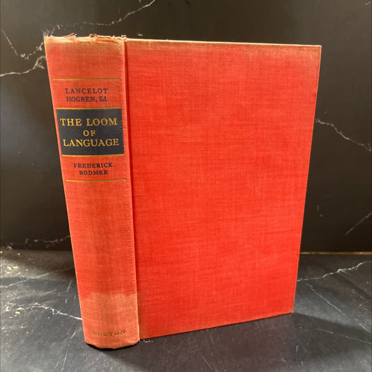 the loom of language book, by frederick bodmer, 1944 Hardcover image 1