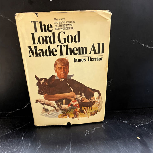 the lord god made them all book, by James Herriot, 1981 Hardcover image 1
