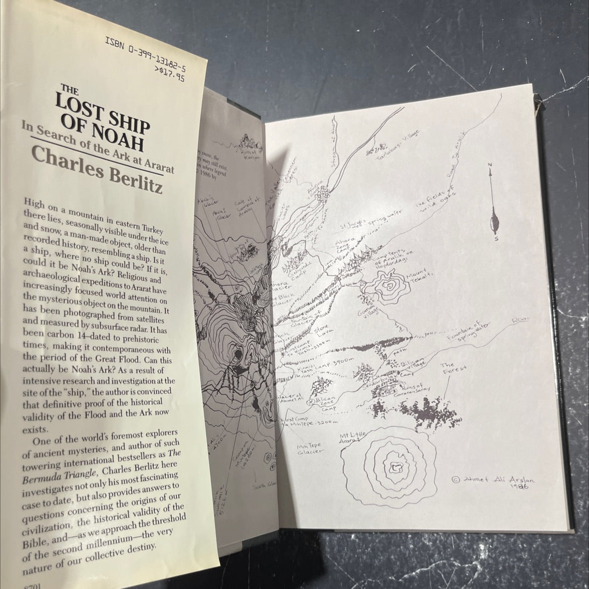 the lost ship of noah in search of the ark at ararat book, by charles berlitz, 1987 Hardcover image 4