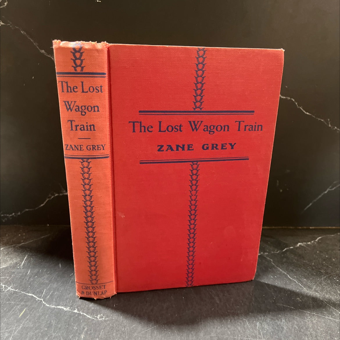 the lost wagon train book, by zane grey, 1936 Hardcover image 1