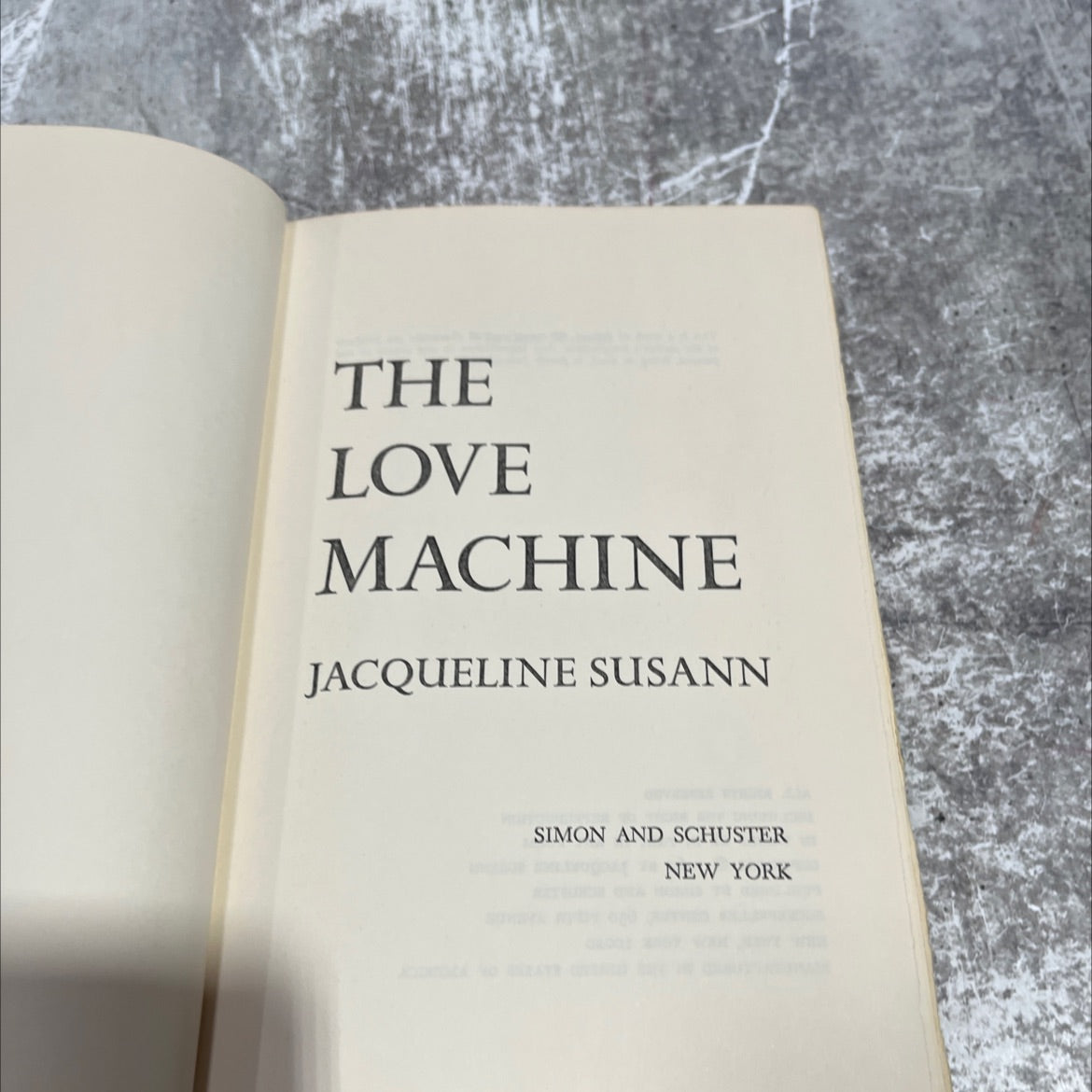 the love machine book, by jacqueline susann, 1969 Hardcover image 2
