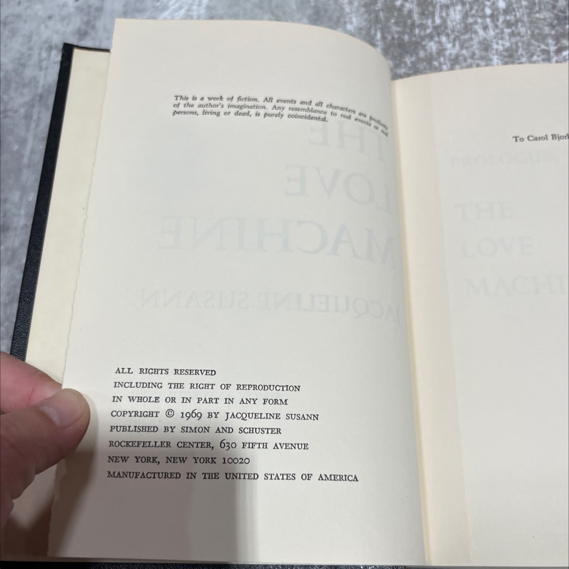 the love machine book, by jacqueline susann, 1969 Hardcover image 3