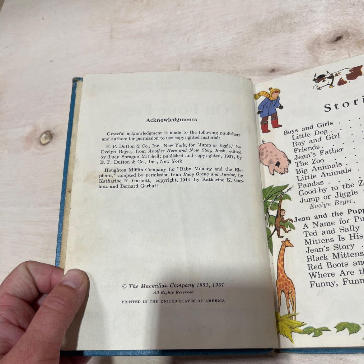 the macmillan readers on four feet book, by arthur i. gates, miriam blanton huber, frank seeley salisbury, 1957 image 3