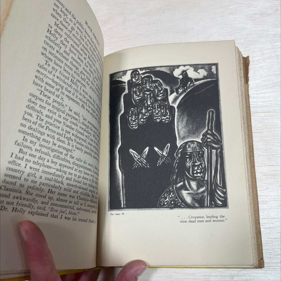 the magic island book, by w. b. seabrook, 1929 Hardcover, Rare, Antique image 4