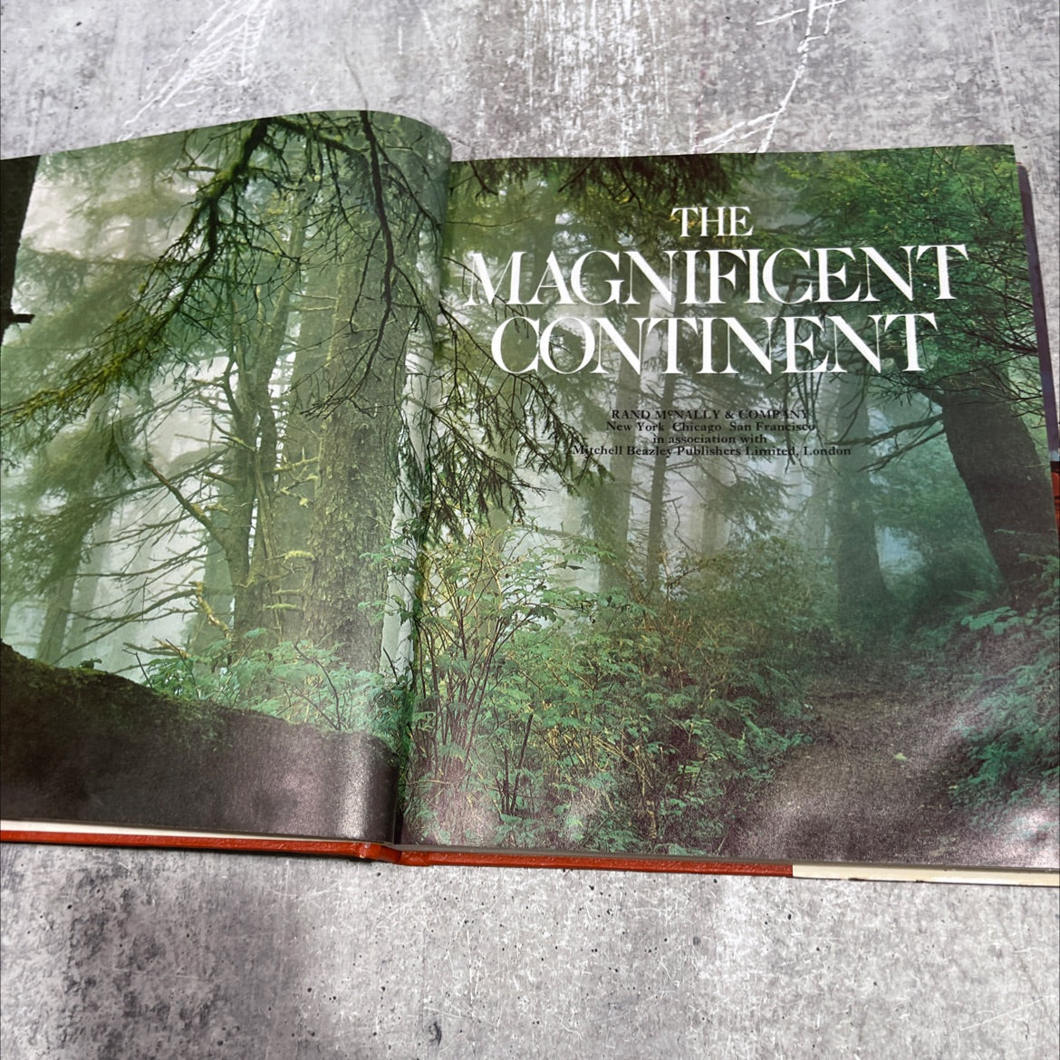 the magnificent continent book, by unknown, 1975 Hardcover image 2