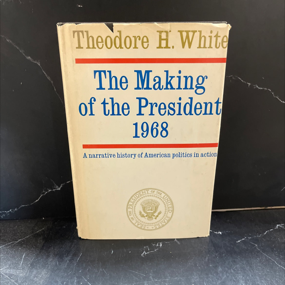 the making of the president 1968 book, by theodore h. white, 1969 Hardcover image 1