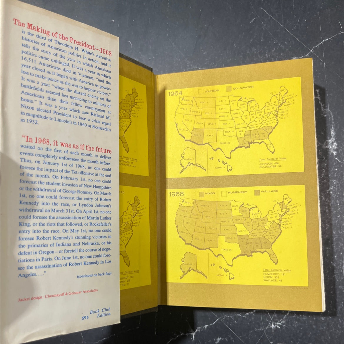 the making of the president 1968 book, by theodore h. white, 1969 Hardcover image 4