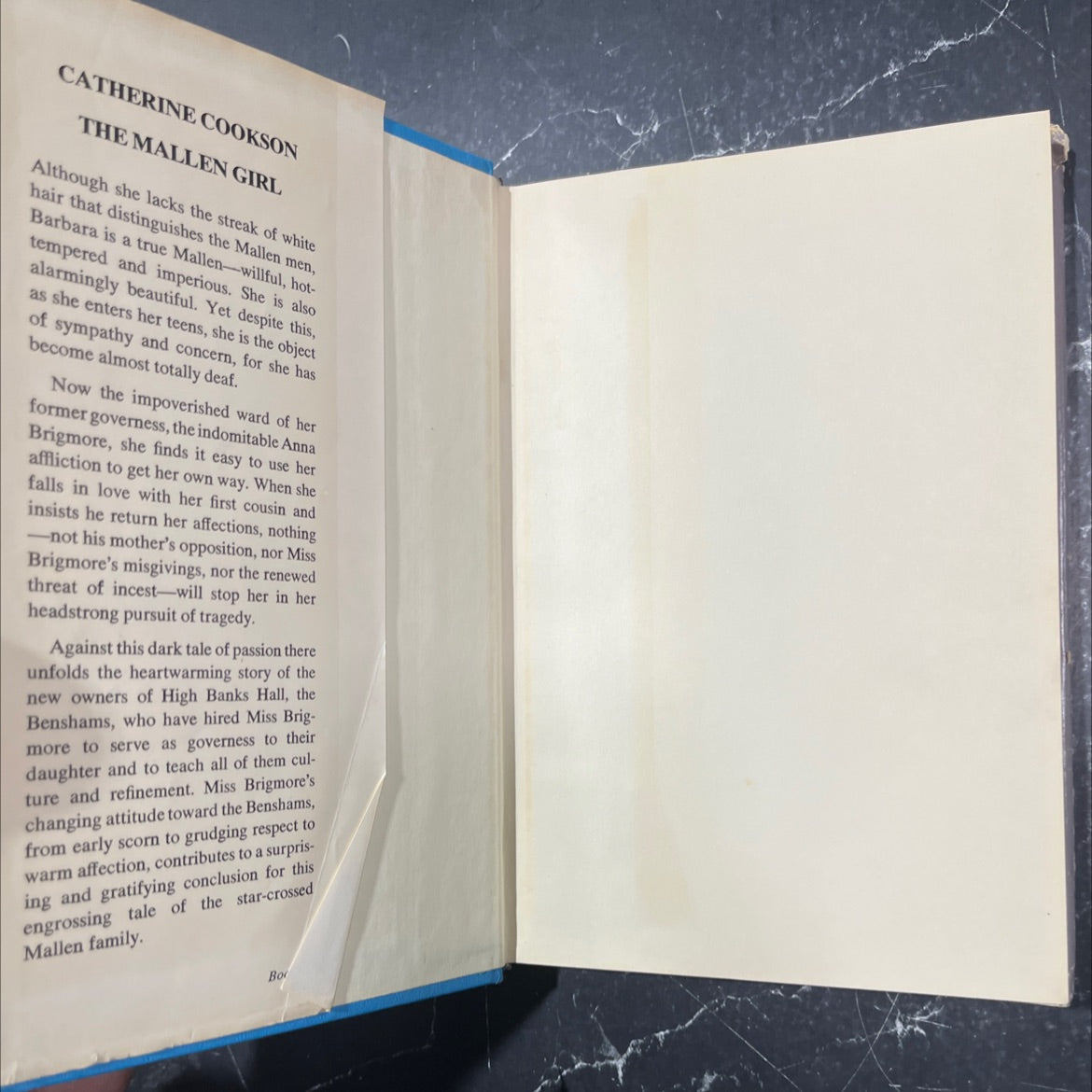 the mallen girl book, by catherine cookson, 1973 Hardcover image 4