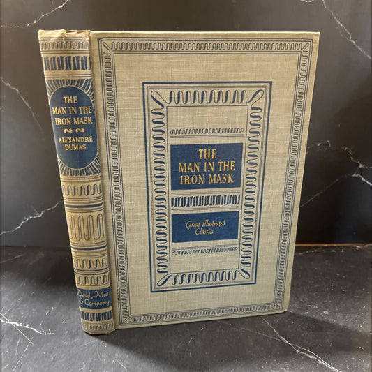 the man in the iron mask book, by alexandre dumas, 1944 Hardcover image 1