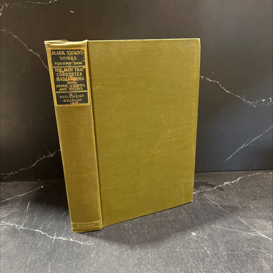 the man that corrupted hadleyburg and other essays and stories book, by mark twain, 1906 Hardcover image 1