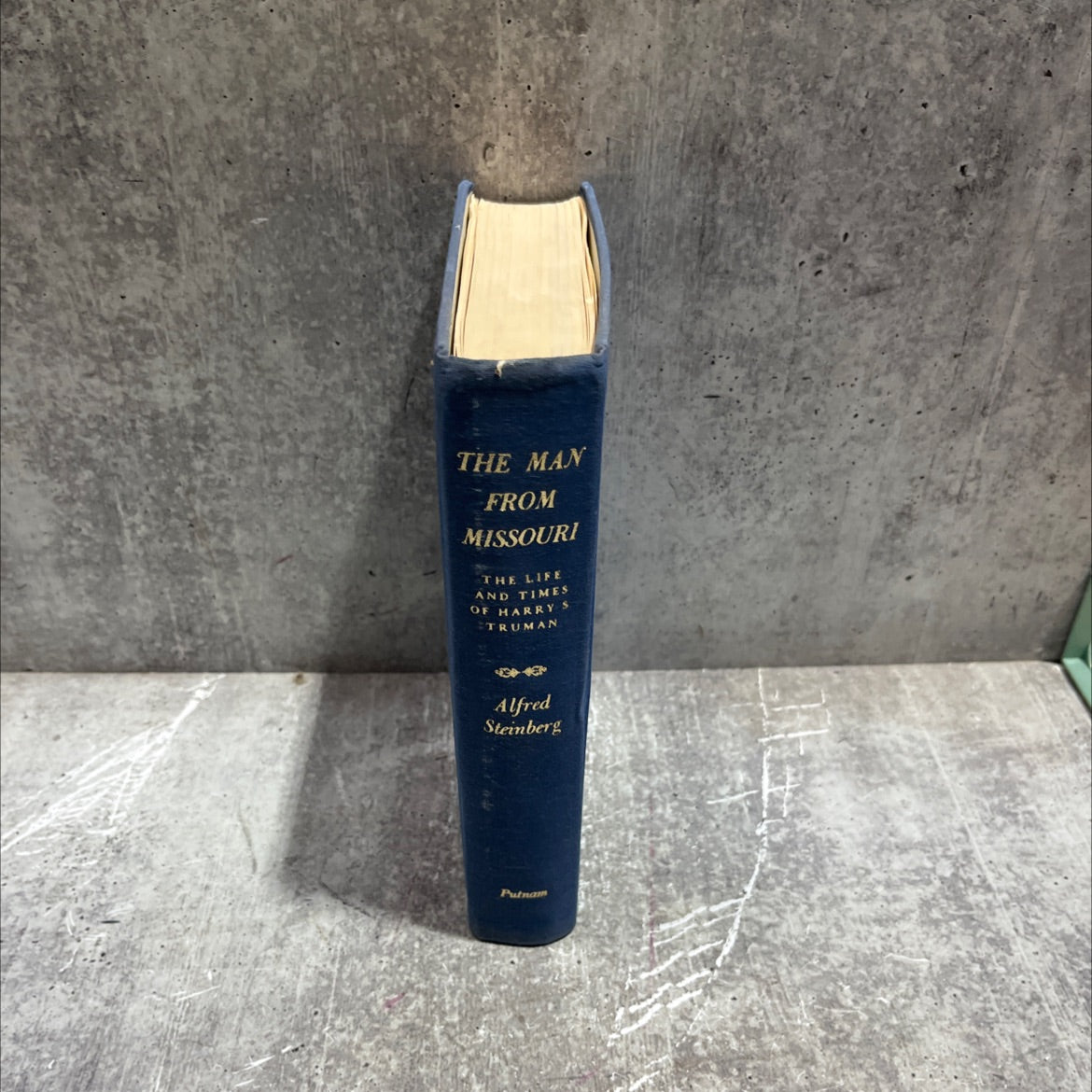 the man the life and times alfred steinberg from missouri of harry s. truman book, by alfred steinberg, 1962 Hardcover image 4