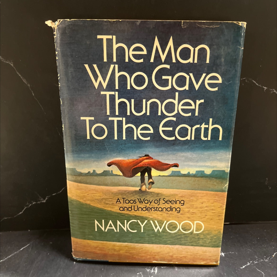 the man who gave thunder to the earth book, by Nancy Wood, 1976 Hardcover image 1