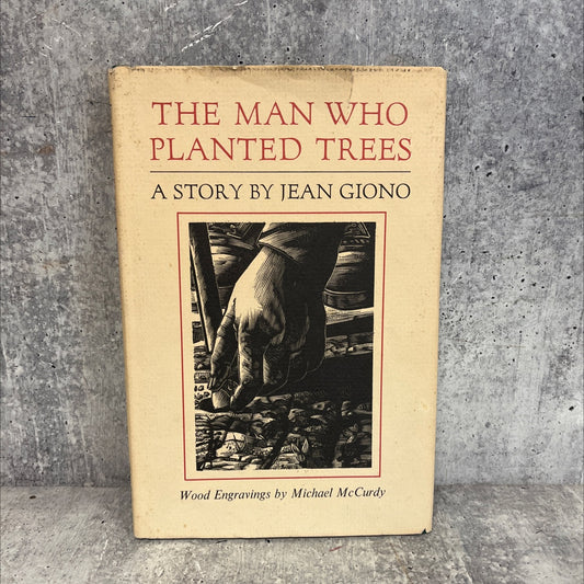 the man who planted trees book, by jean giono, 1985 Hardcover image 1