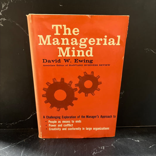 the managerial mind book, by David W. Ewing, 1964 Hardcover image 1