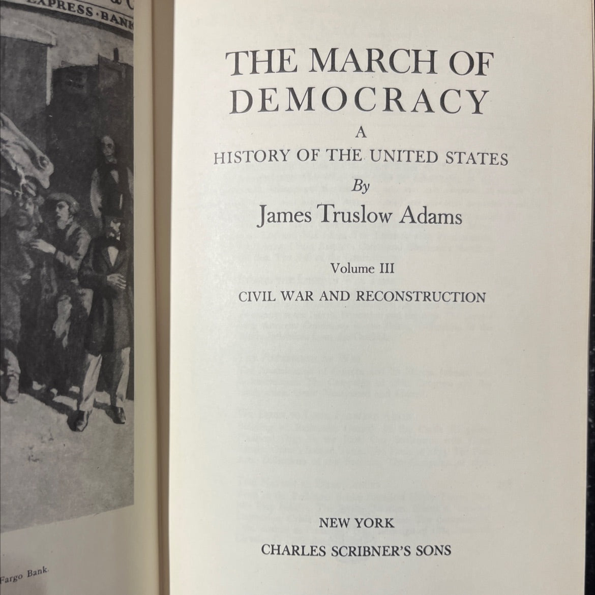 the march of democracy a history of the united states volume iii civil war and reconstruction book, by james truslow image 2