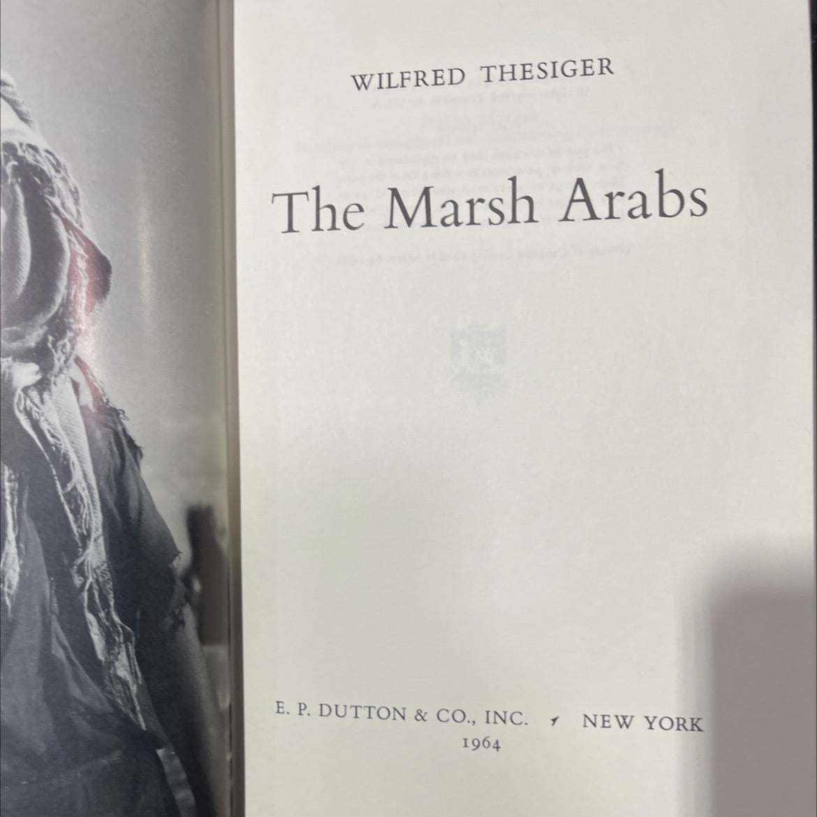 the marsh arabs book, by wilfred thesiger, 1964 Hardcover image 2