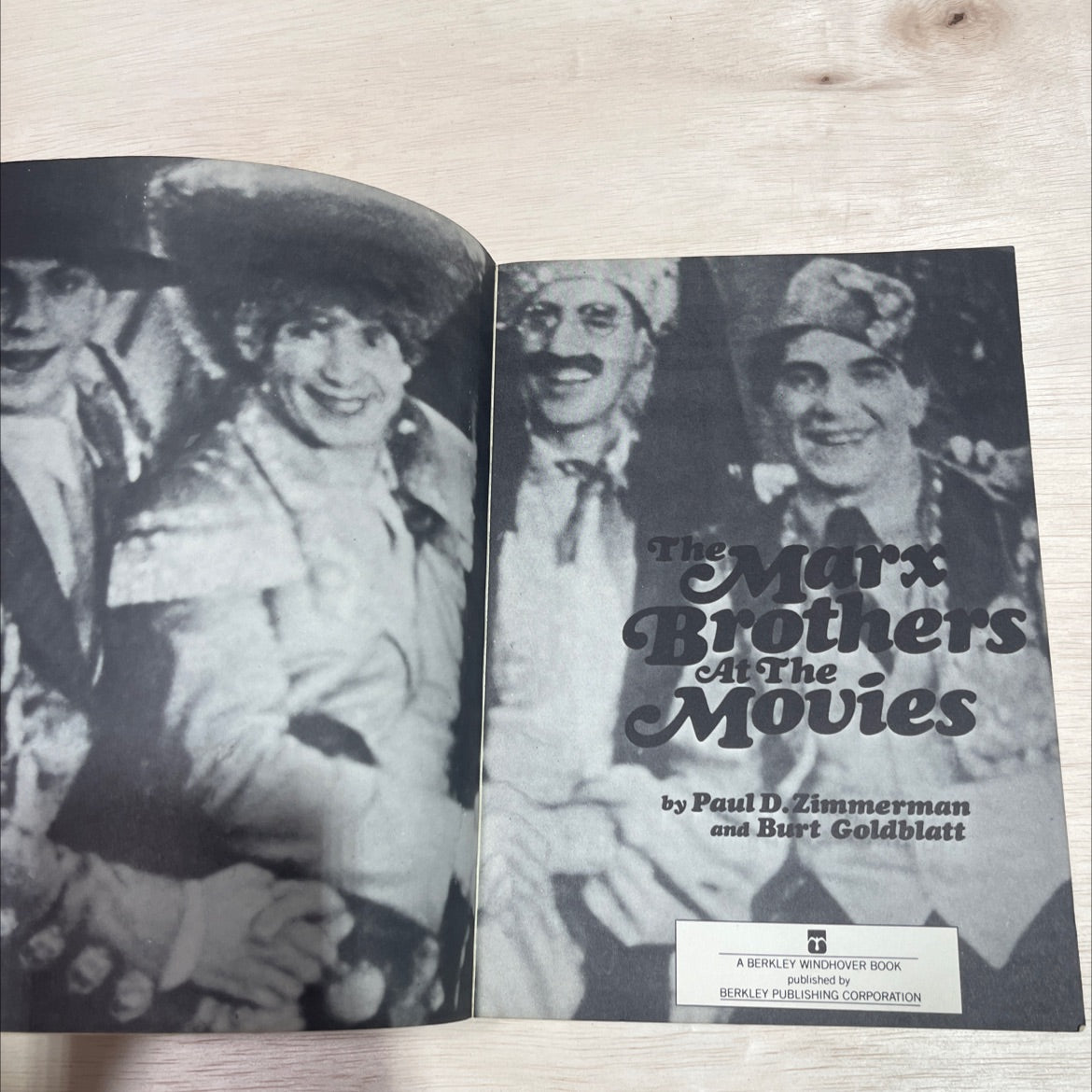 the marx brothers at the movies book, by Paul D. Zimmerman and Burt Goldblatt, 1975 Paperback image 2